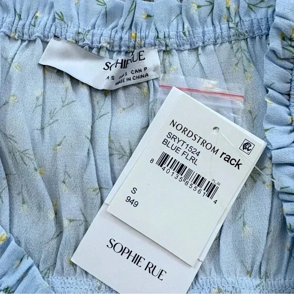 NWT Sophie Rue Floral Blouse - Picture 4 of 10